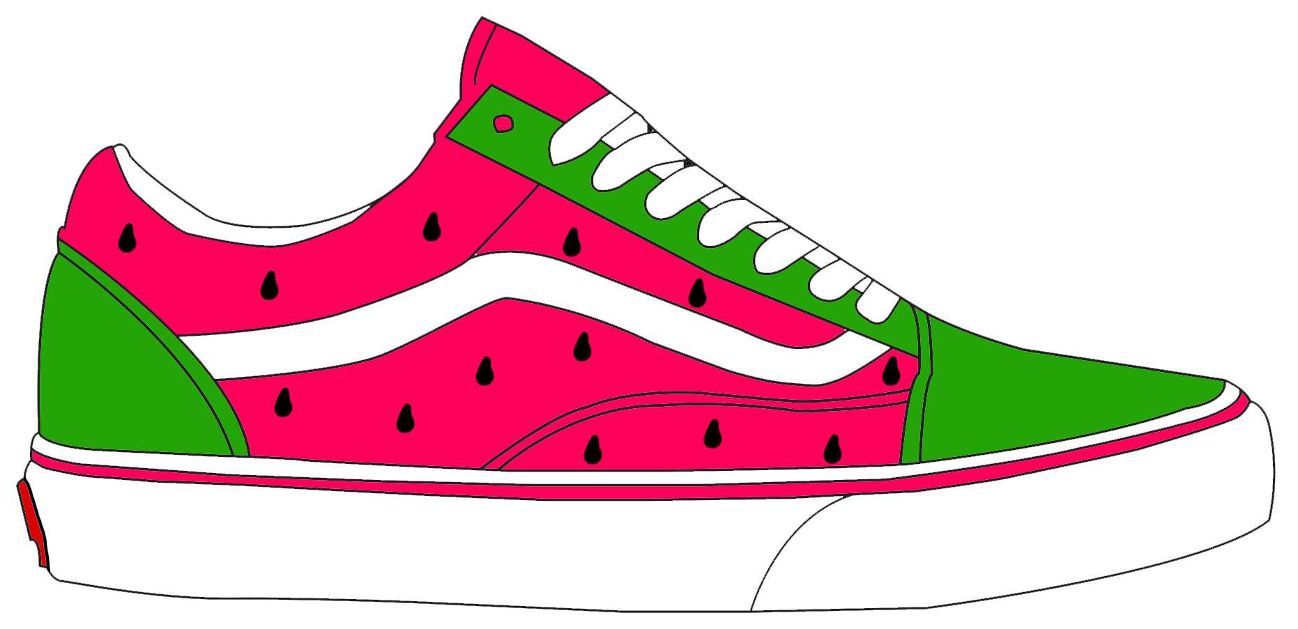 Watermelon vans